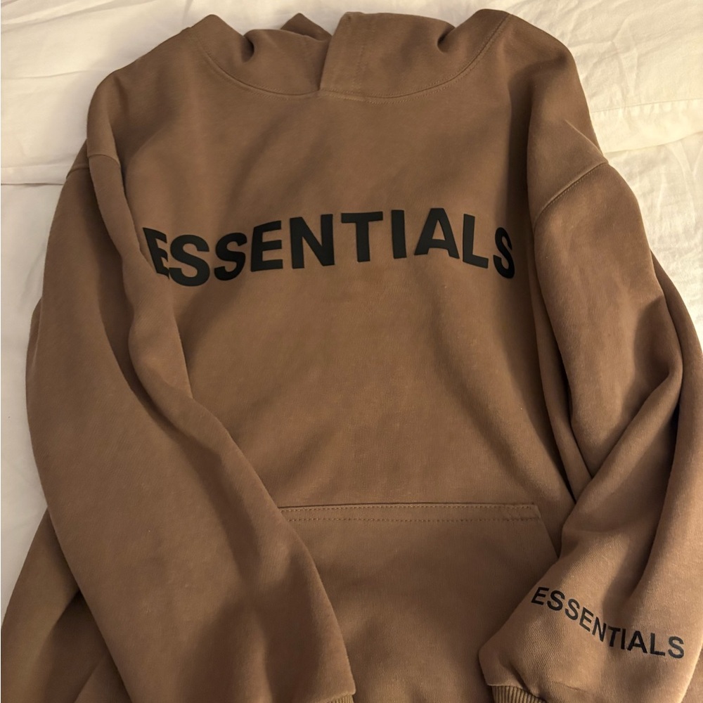 1 of 1 Fear of God Essentials Tan Sweatshirt